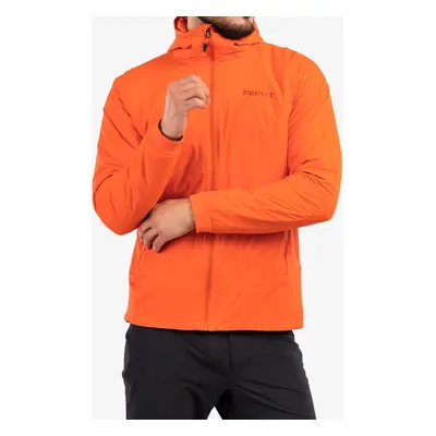 Hybridní bunda Marmot Novus LT Hybrid Hoody - red sun