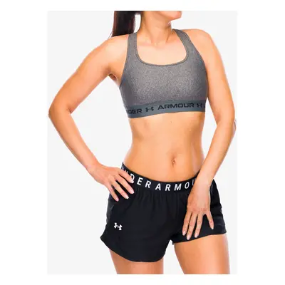 Podprsenka Under Armour Crossback Mid Heather Bra - charcoal light