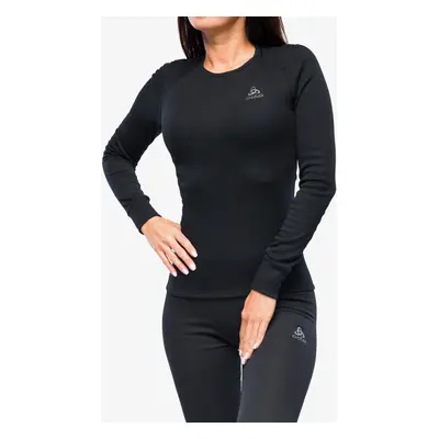 Dámská funkční mikina Odlo Active Warm Eco BL Top Crew Neck LS - black