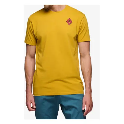 Tričko s potiskem Black Diamond Mono Pocket SS Tee - amber