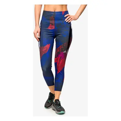 Dámské běžecké legíny adidas Adizero All Over Print Tights - black/bright red