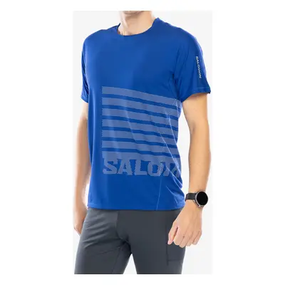 Běžecké tričko Salomon Sense Aero S/S Tee Graphic - surf the web