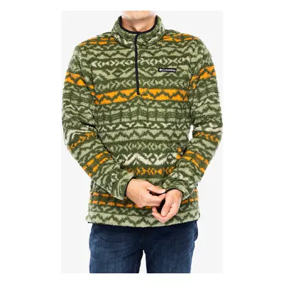 Fleece mikina Columbia Rugged Ridge Half Snap Fleece - canteen madras multi