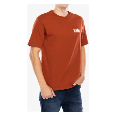 Bavlněné tričko Patagonia Skyline Organic T-Shirt - burnished red