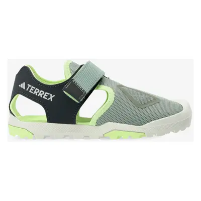 Dětské sandály adidas TERREX Captain Toey - silver green/carbon/grn spark