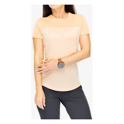 Merino triko dámské Icebreaker Merino Cool-Lite Sphere III SS Tee Colour Block - sunstone/feldsp