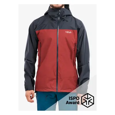 Bunda Rab Arc Eco Jacket - beluga/oxblood red