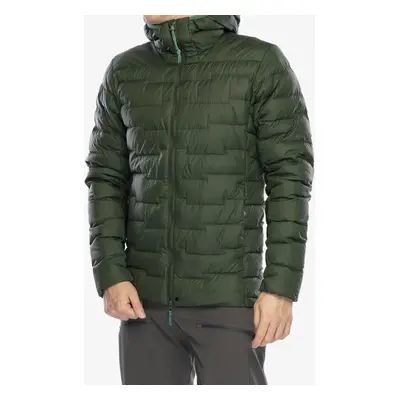 Péřová bunda Haglofs ROC Flash Down Hood - seaweed green