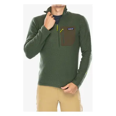 Mikina bez kapuce Patagonia R1 Air Zip Neck - torrey pine green