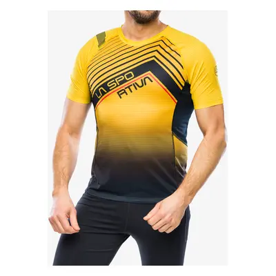 Běžecké tričko La Sportiva Wave T-Shirt - yellow/black