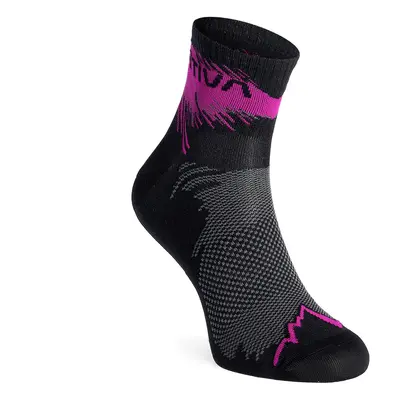 Ponožky na běhání La Sportiva Trail Running Socks - black/springtime