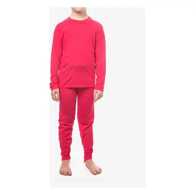 Funkční prádlo pro děti Sensor Merino Air Set Tee LS + Underpants - magenta