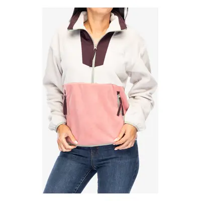 Dámská mikina Columbia Sequoia Grove Half Zip Fleece - dark stone/pink agave