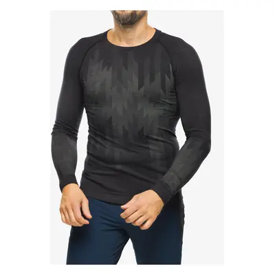 Funkční mikina Odlo Kinship PW BL Top Crew Neck LS - black melange