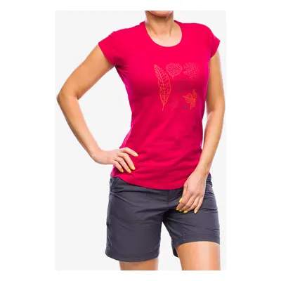 Bavlněné tričko dámské Mountain Equipment Leaf Tee - capsicum red