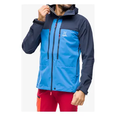 Softshellová bunda Haglofs Roc Sight Softshell Jacket - nordic blue/tarn