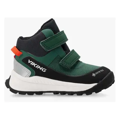 Dětské boty Viking Footwear Expower Mid GTX 2V - dark green