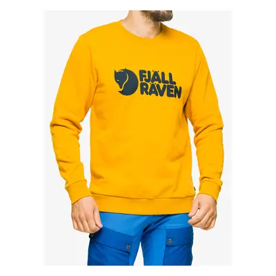 Mikina Fjallraven Logo Sweater - mustard yellow