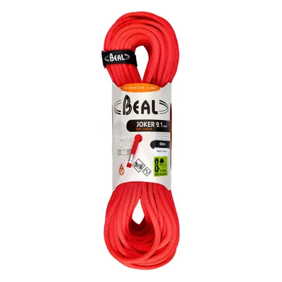 Dynamické lano Beal Joker 9,1 mm m Unicore Dry Cover - orange