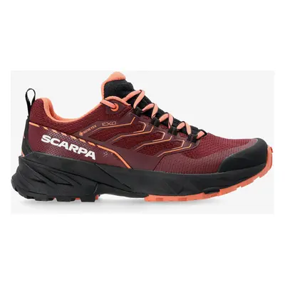 Nízké turistické boty dámské Scarpa Rush GTX - burgundy/dusty orange