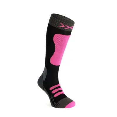 Dětské ponožky X-Socks Ski JR 4.0 - anthracite melange/magnolia