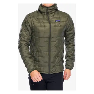 Zateplená bunda Patagonia Micro Puff Hoody - pine needle green