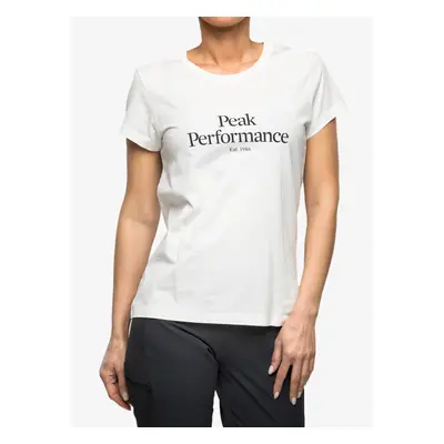 Dámské tričko s potiskem Peak Performance Original Tee - offwhite