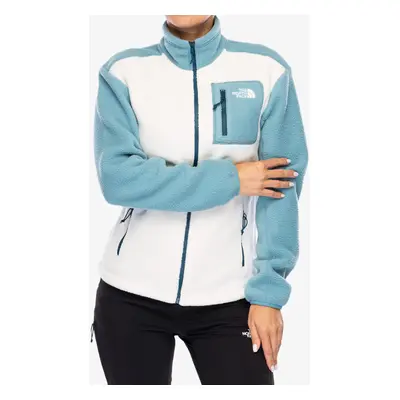 Fleecová mikina dámská The North Face Yumiori Full Zip - white dune/algae blue