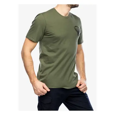 Bavlněné tričko 5.11 Emea Kettle Skull S/S Tee - military green