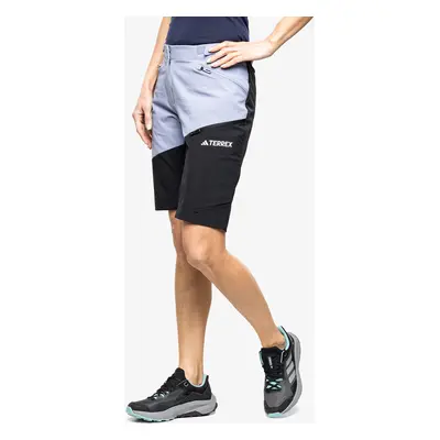 Turistické kraťasy dámské adidas TERREX Xperior Shorts - silver violet/black