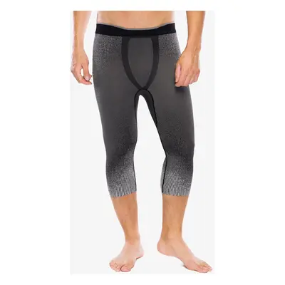 Termolegíny Odlo Performance Warm Blackcomb BL Bottom 3/4 - black