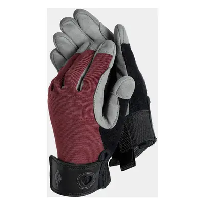 Rukavice pro jištění Black Diamond Crag Gloves dámské - bordeaux