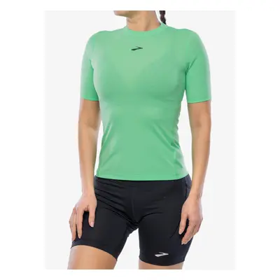 Běžecké tričko dámské Brooks High Point Short Sleeve - hyper green