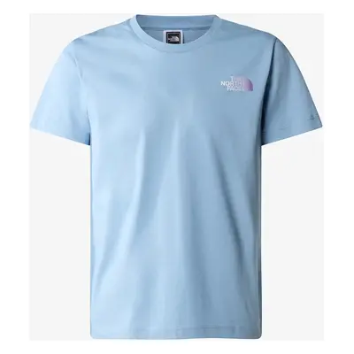 Dívčí tričko The North Face S/S Relaxed Graphic Tee - steel blue