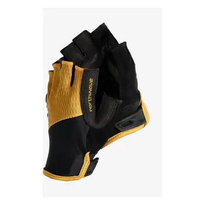 Rukavice na kolo Northwave Fast Short Finger Glove - ochre/black