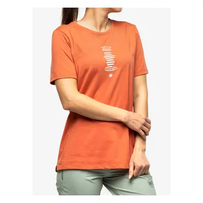 Dámské tričko s potiskem Mammut Core T-Shirt Every Day - terracotta