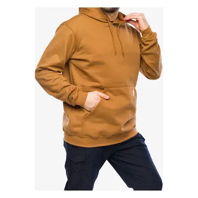 Mikina Carhartt Sleeve Logo Hooded Sweatshirt - carhartt brown