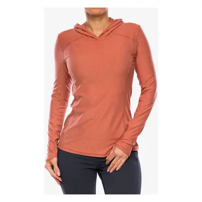 Dámská mikina Royal Robbins Amp Lite Hoodie - baked clay htr