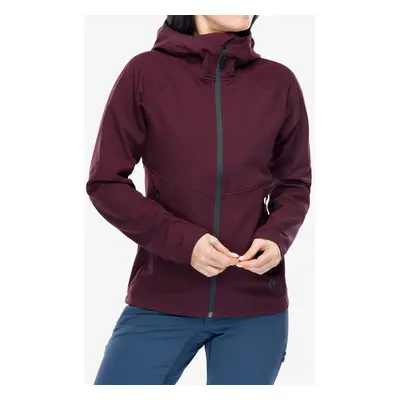 Softshellová bunda dámská Black Diamond Element Hoody - bordeaux