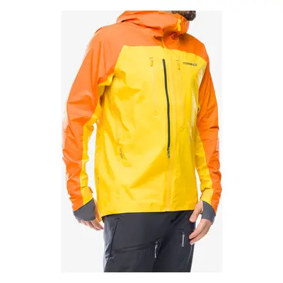 Bunda na skialpinismus Norrona Lyngen Gore-Tex Jacket – orange popsicle/lemon