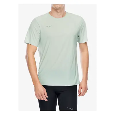 Běžecké tričko Hoka Performance Run Short Sleeve - aloe vera