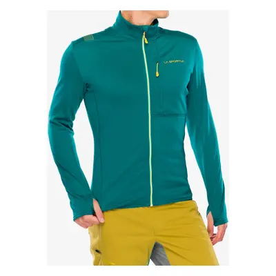 Mikina bez kapuce La Sportiva Chill Jacket - everglade/bamboo