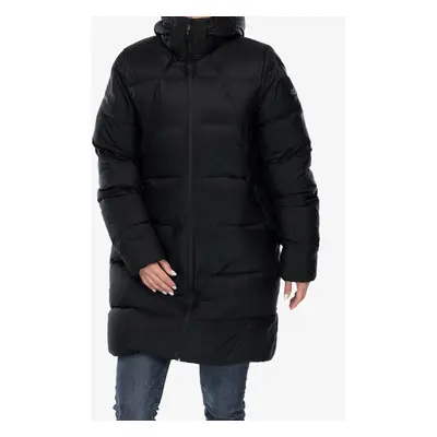 Dámský péřový kabát Jack Wolfskin Wandermood Down Parka - granite black