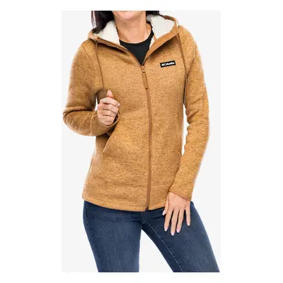 Dámská mikina Columbia Sweater Weather Sherpa Full Zip II - camel brown heather