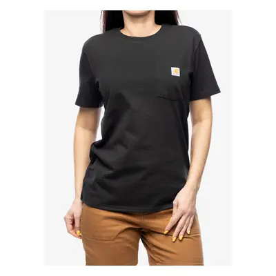 Bavlněné tričko Carhartt Workwear Pocket S/S T-Shirt - black