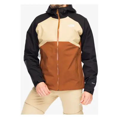 Bunda do deště The North Face Stratos Jacket - brown khaki/black