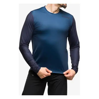 Cyklistická mikina Northwave Xtrail Jersey Long Sleeve - deep blue