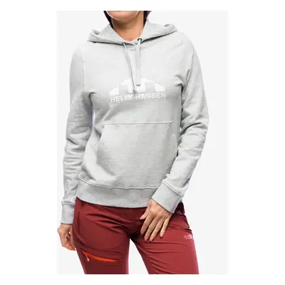 Dámská mikina Helly Hansen Nord Graphic Pullover Hoodie - grey melange