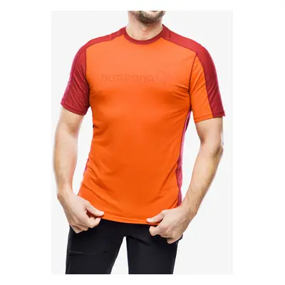 Termotriko Norrona Falketind Equaliser Merino T-Shirt - arednalin/rhubarb