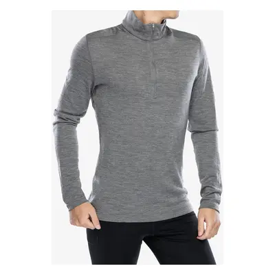 Funkční mikina Icebreaker Tech L/S Half Zip - gritstone hthr